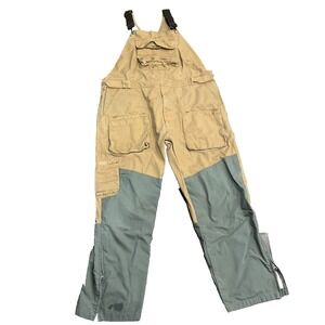 Browning Bib Overalls Mens Size 2XL Pheasants Forever Hunting Canvas Double Knee